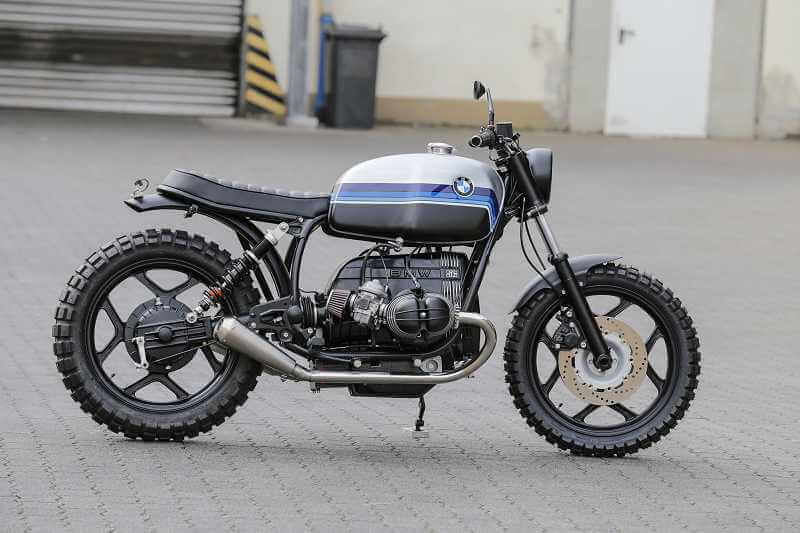 BMW Scrambler SE Concept Bike Special Edition Bue Silver #1