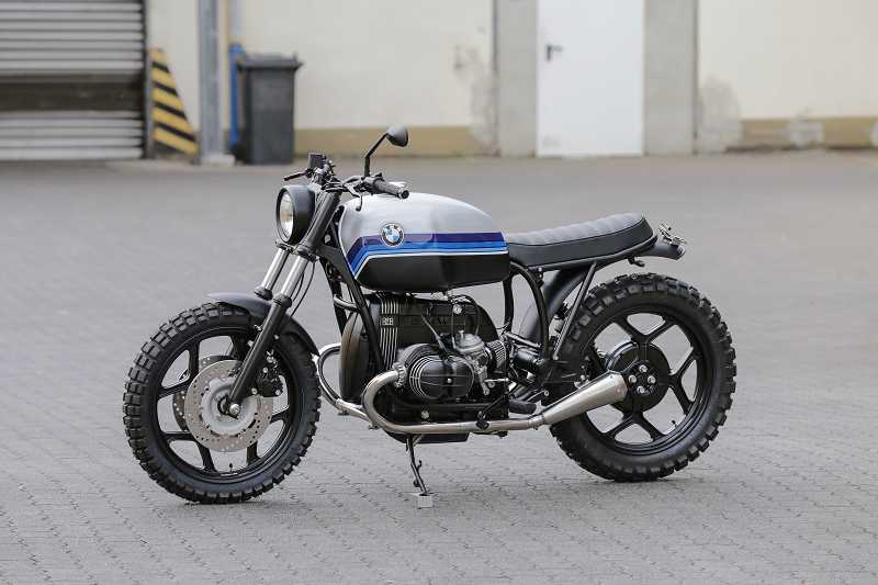 BMW Scrambler SE Concept Bike Special Edition Bue Silver #1
