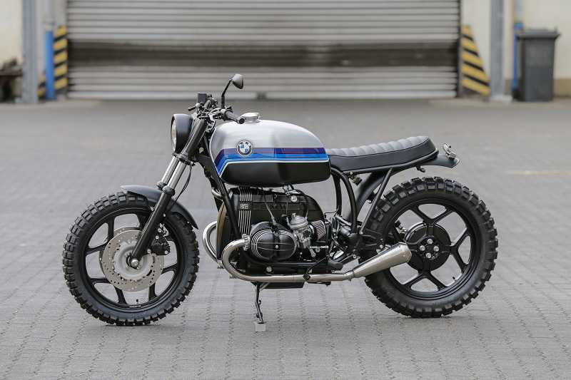 BMW Scrambler SE Concept Bike Special Edition Bue Silver #1