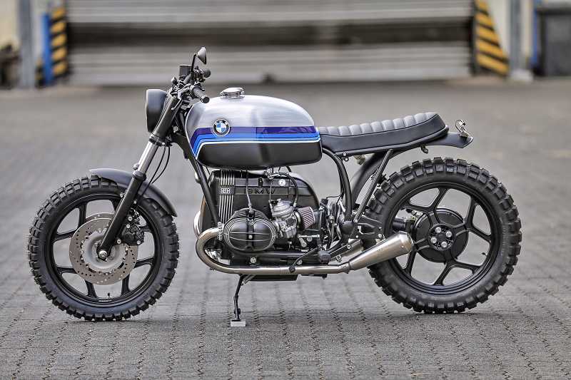 BMW Scrambler SE Concept Bike Special Edition Bue Silver #1