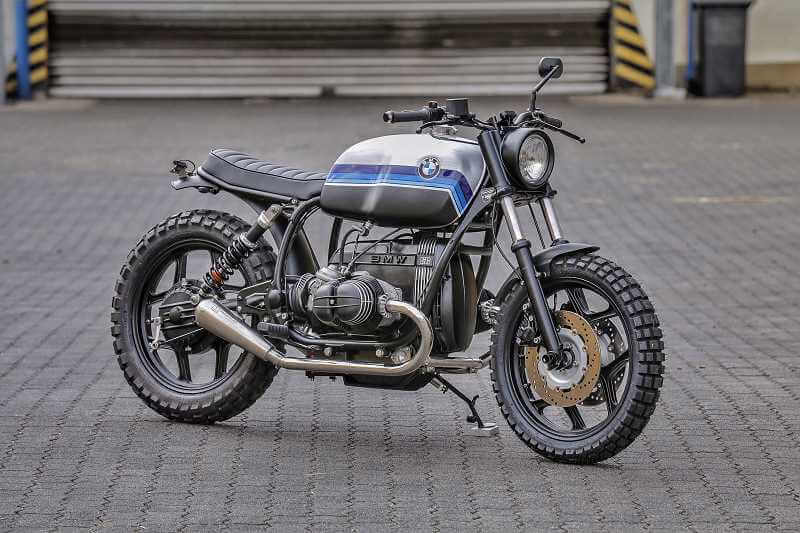 BMW Scrambler SE Concept Bike Special Edition Bue Silver #1