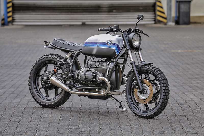 BMW Scrambler SE Concept Bike Special Edition Bue Silver #1