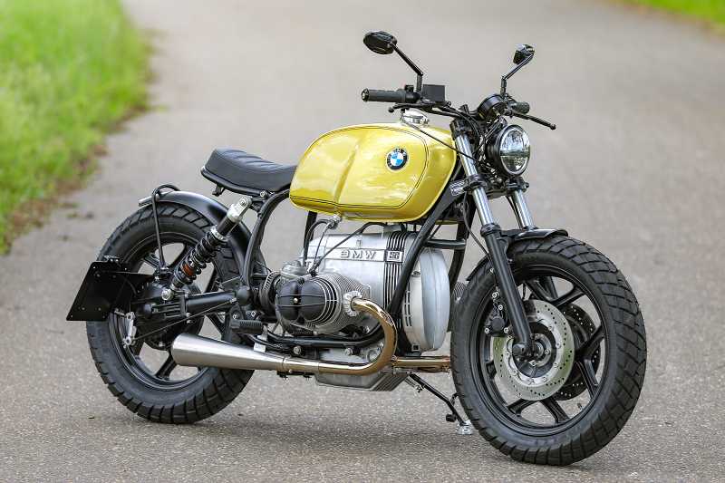 BMW Bobber SE Concept Bike Second Series yellow