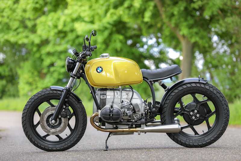 BMW Bobber SE Concept Bike Second Series yellow