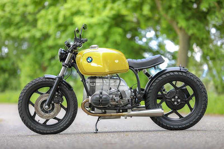 BMW R65 R80 R100 Monolever Bobber 2-2 Slipon Auspuffanlage mit ABE
