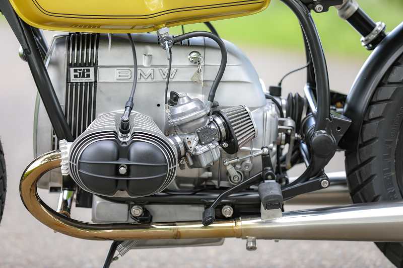 BMW Bobber SE Concept Bike Second Series yellow