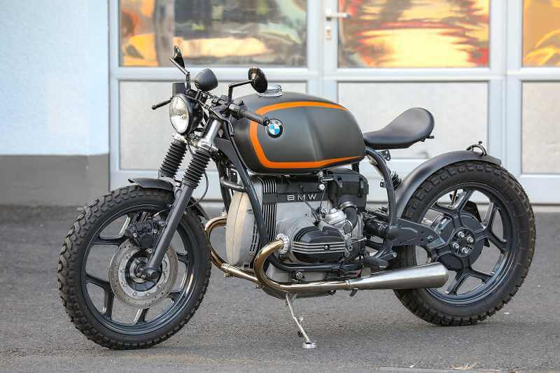 BMW Bobber SE Concept Bike Basic yelow gray