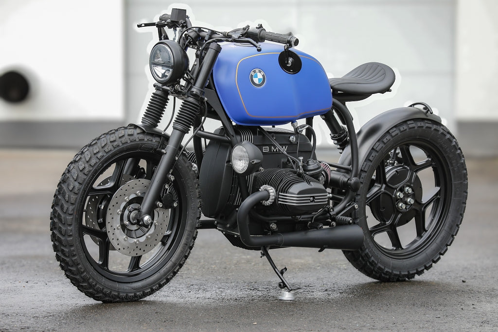 Zusatzscheinwerfer Halterung CNC gefräst BMW R65 R80 R100