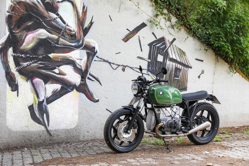 BMW Roadster SE Concept Bike Green Silver Edition