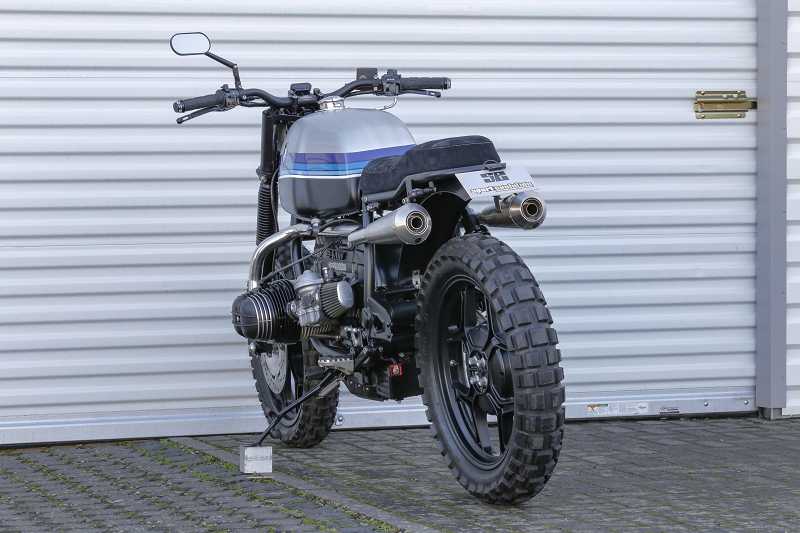 BMW Scrambler SE Concept Bike Dirtbike Edition Blue Silver #3