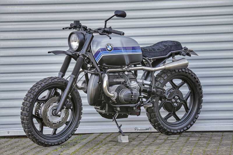 BMW Scrambler SE Concept Bike Dirtbike Edition Blue Silver #3