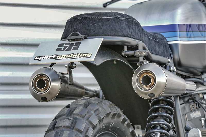 BMW Scrambler SE Concept Bike Dirtbike Edition Blue Silver #3