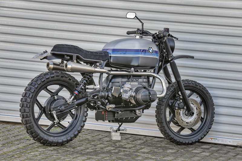 BMW Scrambler SE Concept Bike Dirtbike Edition Blue Silver #3