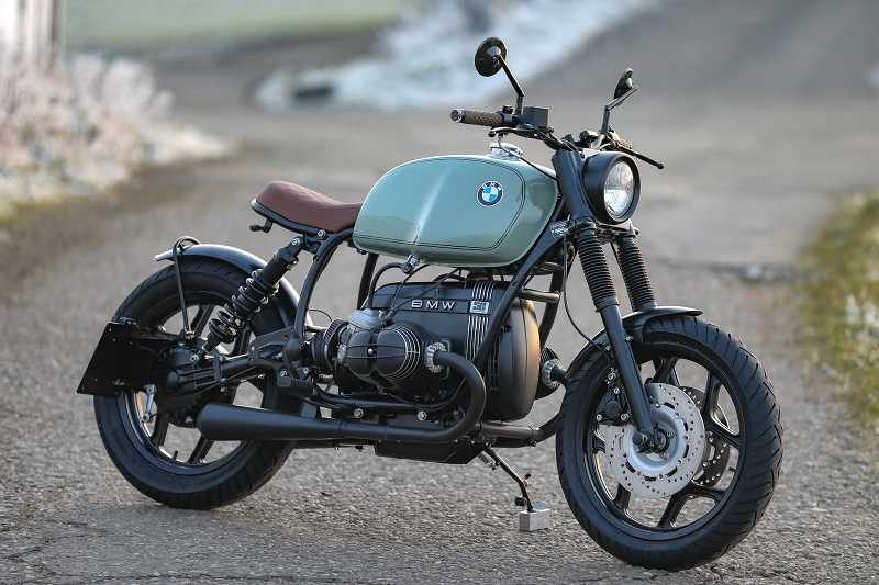 BMW Bobber SE Concept Bike Highbike Edition green