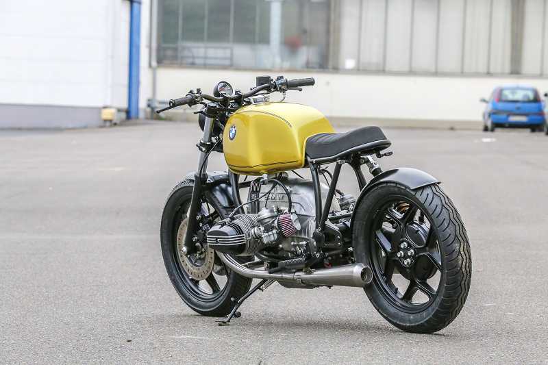BMW Bobber SE Concept Bike yellow First Edition