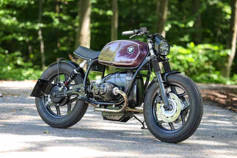 BMW Bobber SE Concept Bike Old Fashion purple