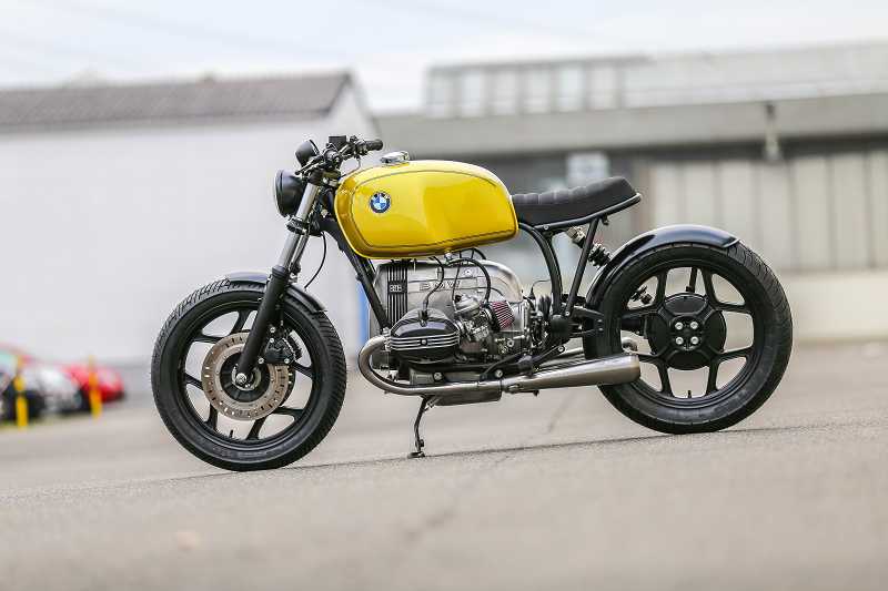 BMW Bobber SE Concept Bike yellow First Edition
