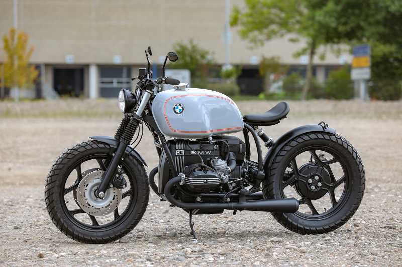 BMW Bobber SE Concept Bike Basic gray blue