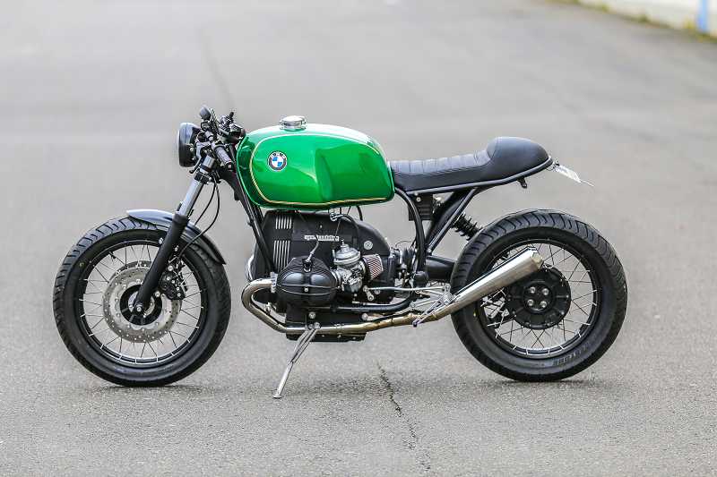 BMW Cafe Racer SE Concept Bike Green Hell