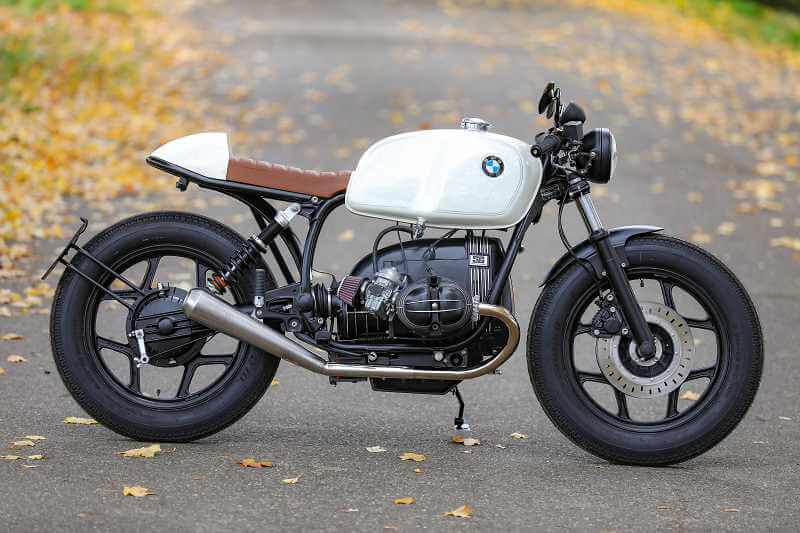 BMW R65 Cafe Racer SE Concept Bike White Edition