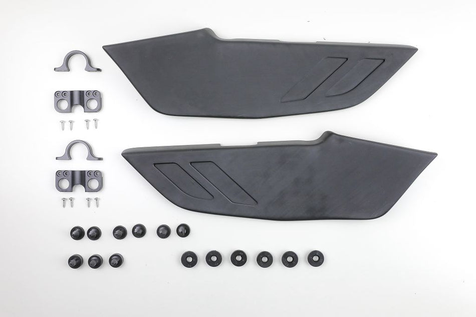 BMW K100 K1100 Seitendeckel Sport-Evolution Kit, schwarz mit Montagematerial für Heckumbau