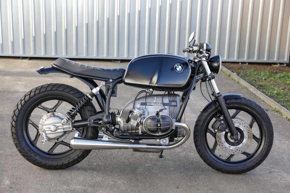 BMW R65 R80 R100 Monolever Bobber 2-2 Slipon Auspuffanlage mit ABE