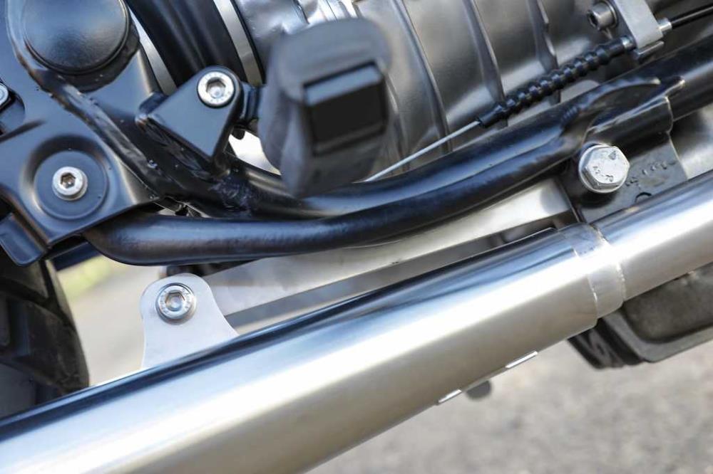 BMW R65 R80 R100 Monolever Bobber 2-2 Slipon Auspuffanlage mit ABE