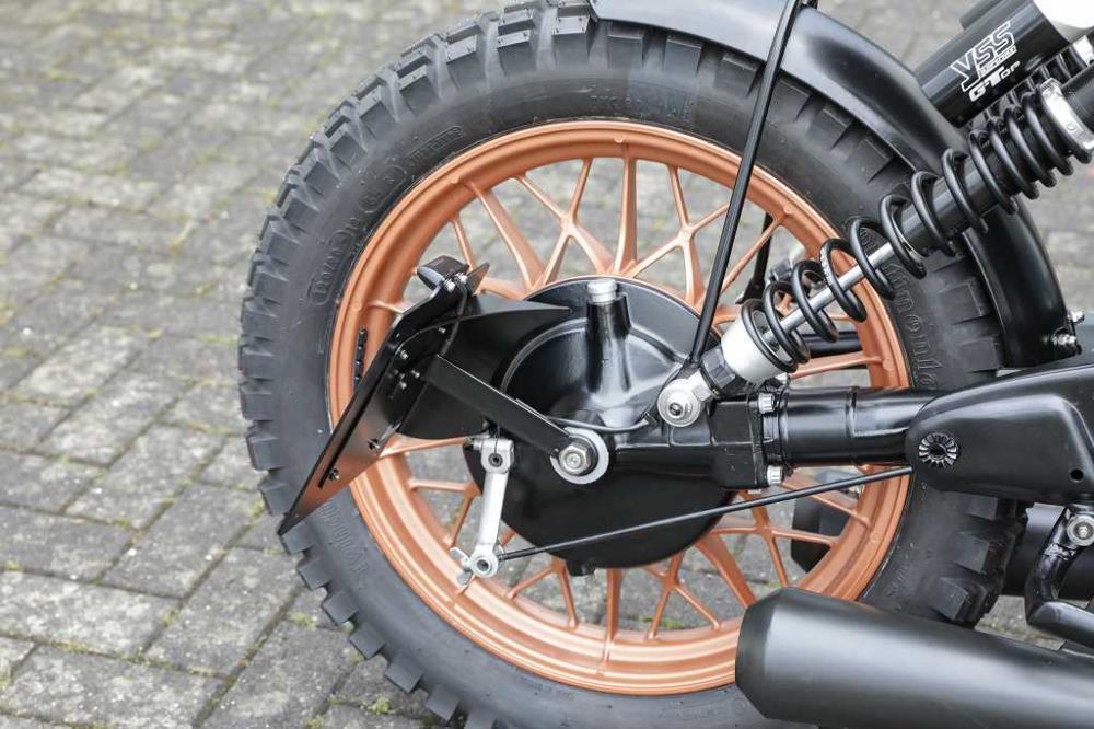 BMW R65 R75 R80 R90 R100 Twinshock Kennzeichenträger seitlich mit TÜV