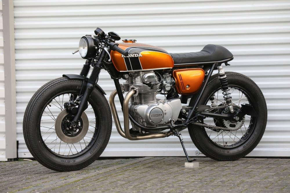 Honda CB 250 Café Racer Umbau inklusiver kompletter Restauration