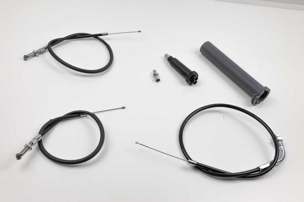 Gaszug Set für SE Lenkerschalter Aluguss in 3 Längen, passend für unsere SE Lenker