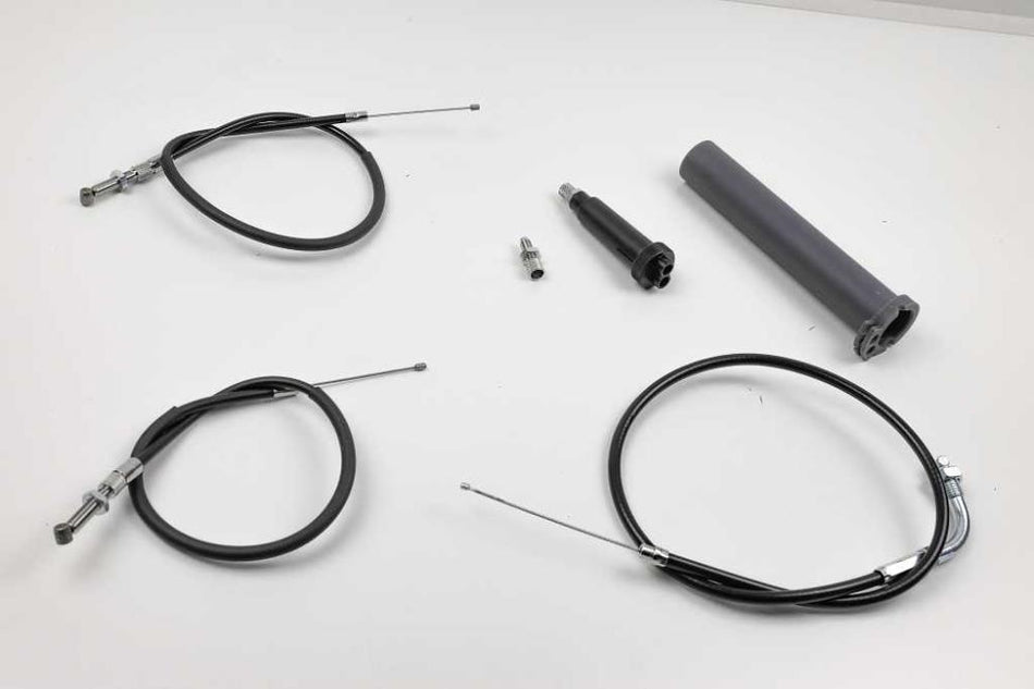 Gaszug Set für SE Lenkerschalter Aluguss in 3 Längen, passend für unsere SE Lenker