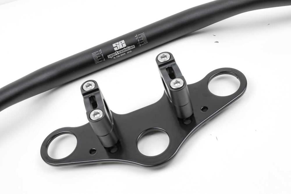 SE Lenkerklemmböcke 28,6mm für originale Gabelbrücke BMW R80 R100 mit TÜV Gutachten