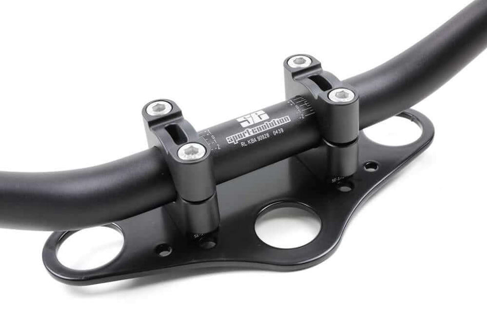 SE Lenkerklemmböcke 28,6mm für originale Gabelbrücke BMW R80 R100 mit TÜV Gutachten