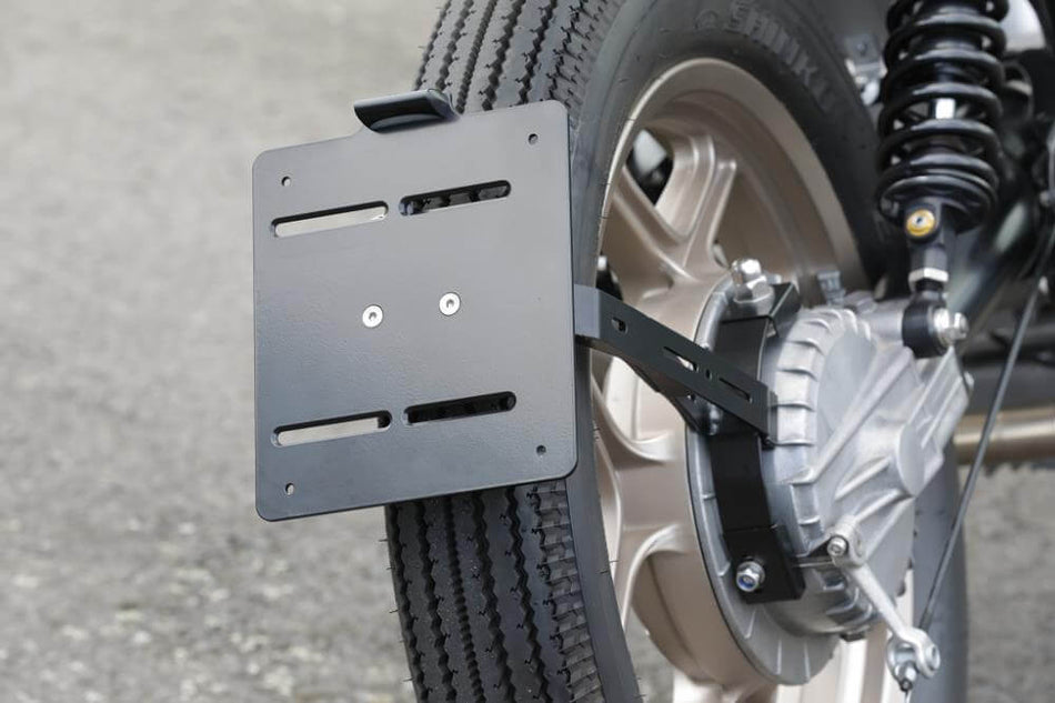 SE Monolever Twinshock Kennzeichenträger mittig mit TÜV Gutachten f. BMW R45 R65 R80 R100