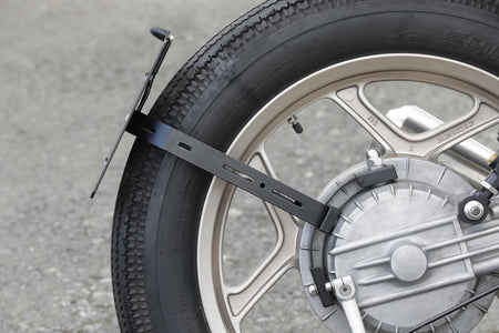 SE Monolever Twinshock Kennzeichenträger mittig mit TÜV Gutachten f. BMW R45 R65 R80 R100