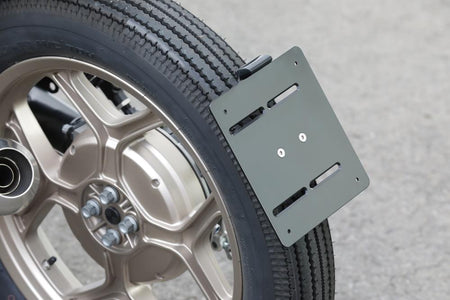 SE Monolever Twinshock Kennzeichenträger mittig mit TÜV Gutachten f. BMW R45 R65 R80 R100