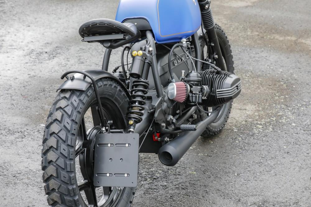 BMW Monolever Bobber Schutzblech Kennzeichenhalter Kit