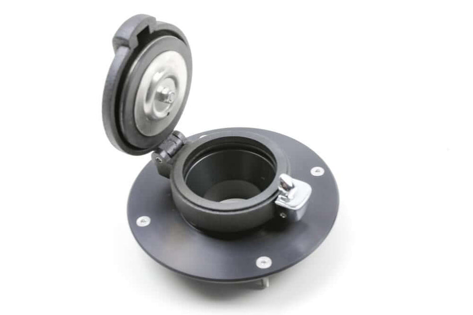 Tankdeckel Monza für BMW K75/100/1100 Modelle inklusive Adapter in schwarz