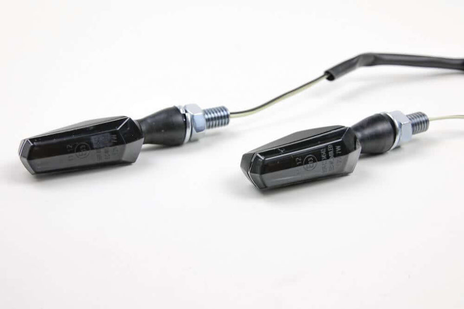 Blinkleuchte Shadow LED schwarz getönt