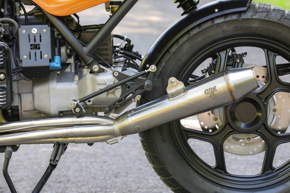 BMW K100 Slipon Auspuffanlage mit ABE