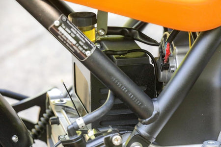 BMW K75 K100 Batteriekasten schwarz pulverbeschichtet