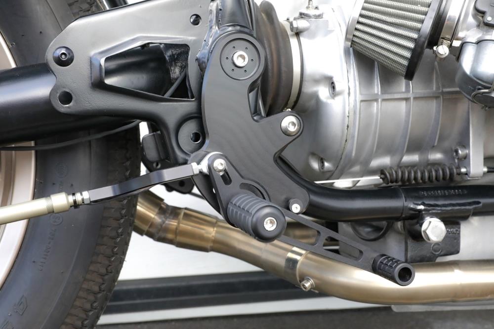 SE Fußrasten-Komplettanlage für BMW R65 R80 R100 Monolever