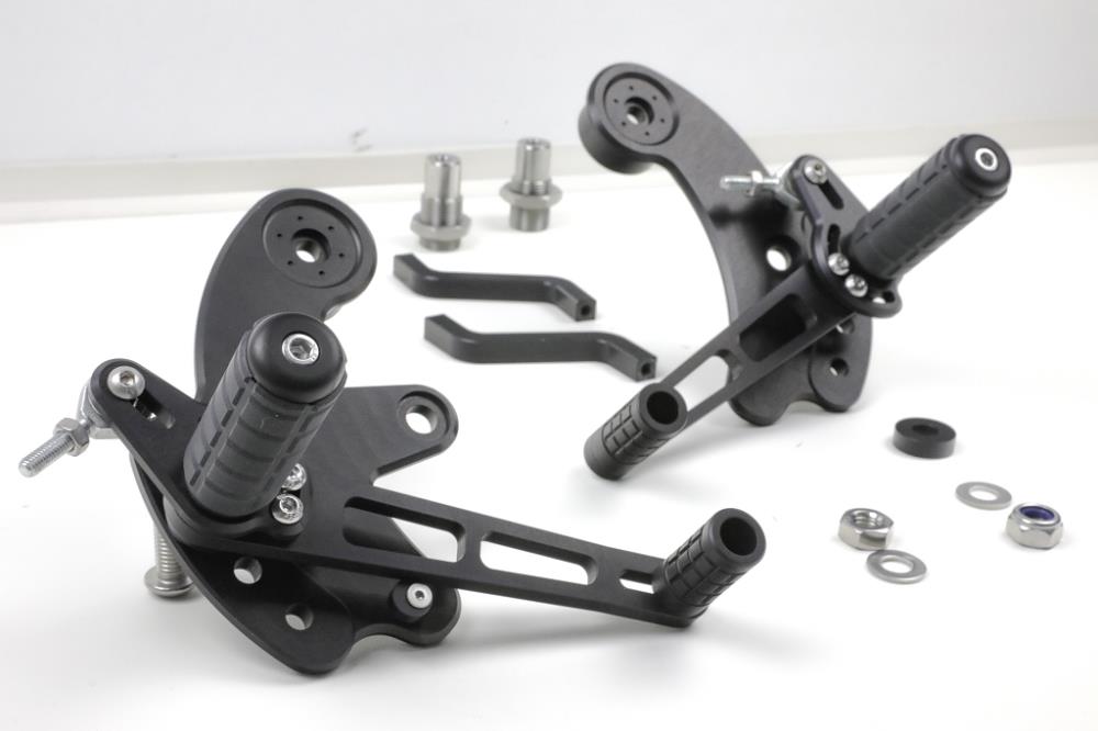 SE Fußrasten-Komplettanlage für BMW R65 R80 R100 Monolever