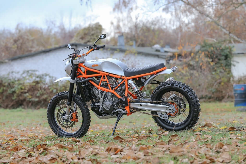 KTM 950 Scrambler individueller Motorrad-Umbau