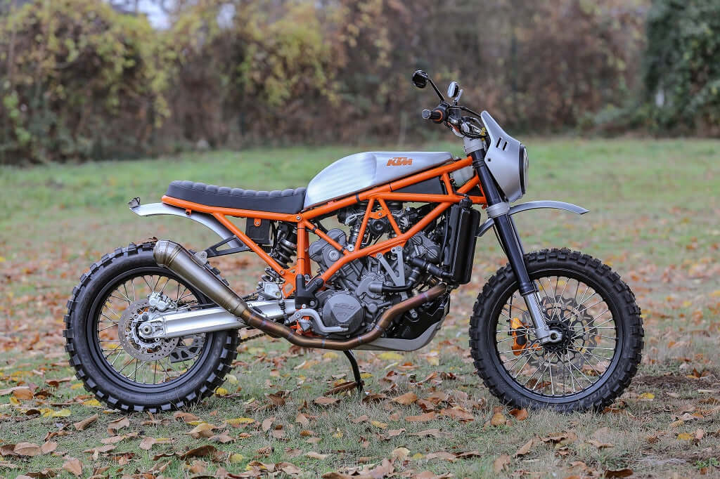 KTM 950 Scrambler individueller Motorrad-Umbau