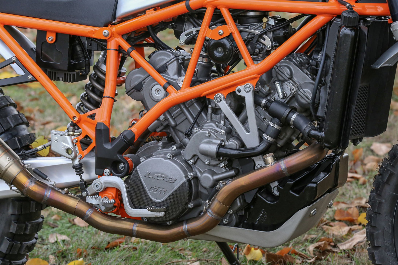 KTM 950 Scrambler individueller Motorrad-Umbau