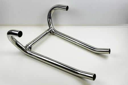 BMW R60 R75 R80 R90 R100 Twinshock Krümmer 38mm mit Interferenzrohr