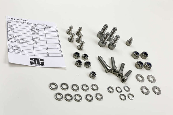 Schraubensatz Edelstahl für SE-Heckumbau Kit BMW Twinshock