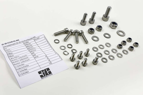 Schraubensatz Edelstahl für SE Heckumbau Kit BMW Monolever