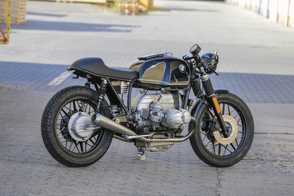 BMW R100RS Cafe Racer Motorradumbau black
